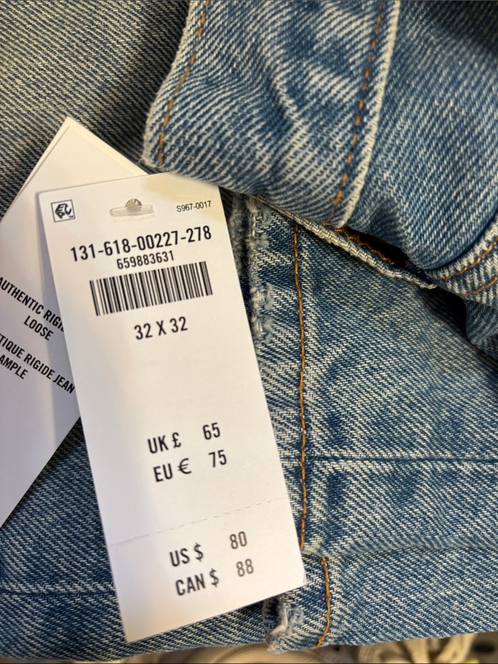 Abercrombie & Fitch Authentic Rigid Denim Loose - Picture 7 of 7